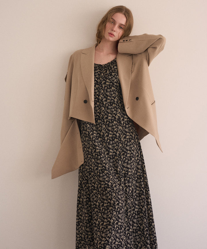 Peaked Lapel 2way Jacket