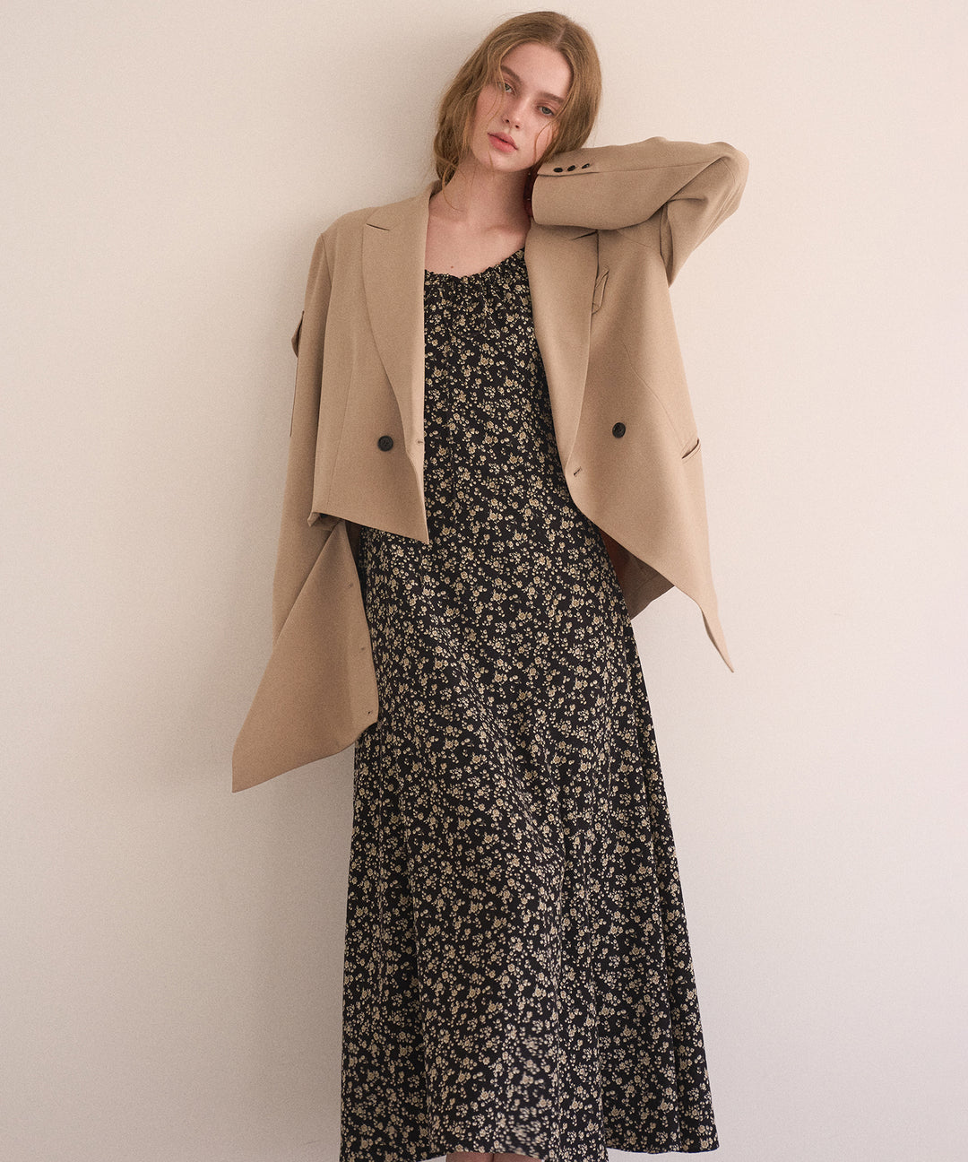 ANNETTE Floral Puff Dress