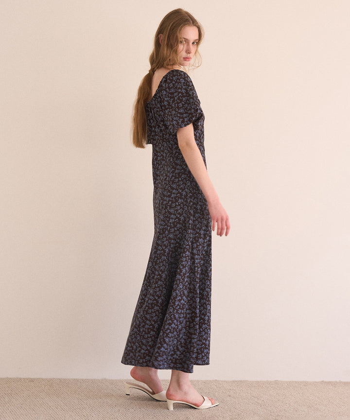 ANNETTE Floral Puff Dress