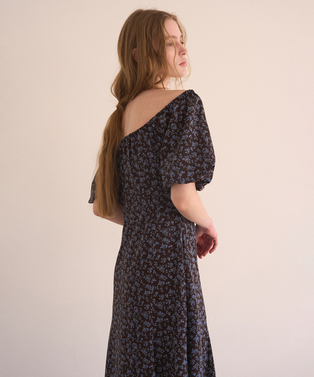 ANNETTE Floral Puff Dress