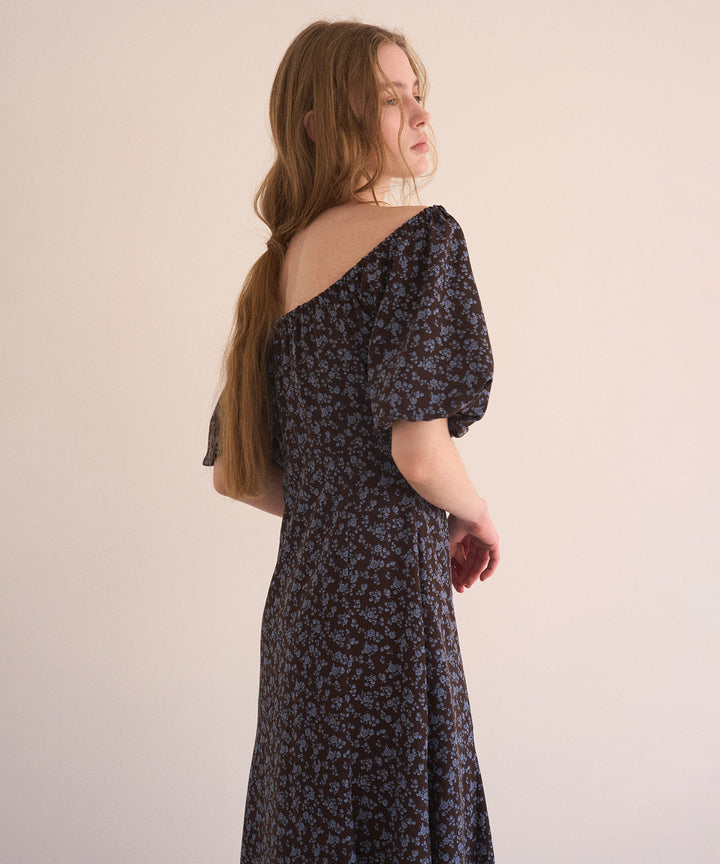 ANNETTE Floral Puff Dress