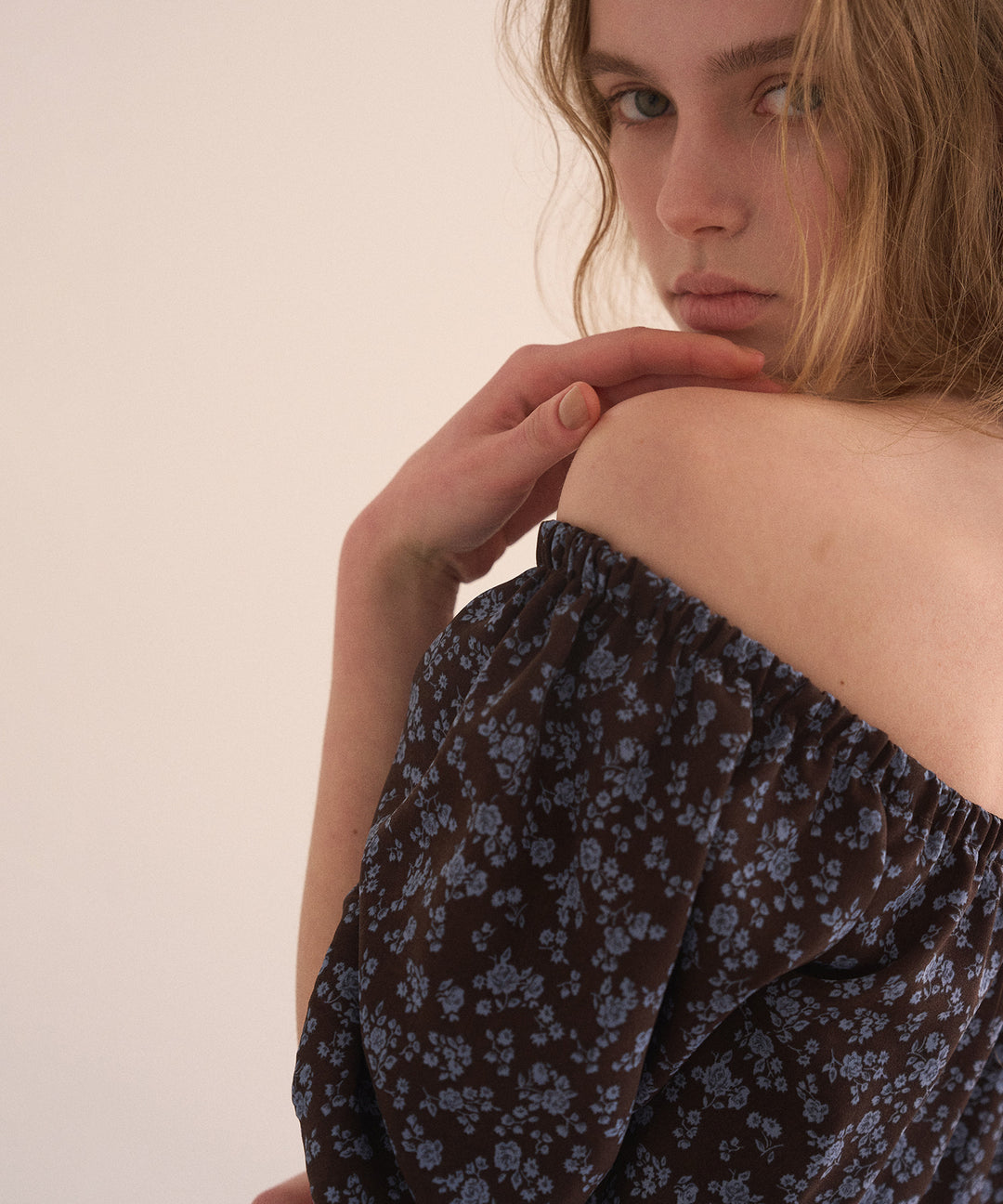 ANNETTE Floral Puff Dress