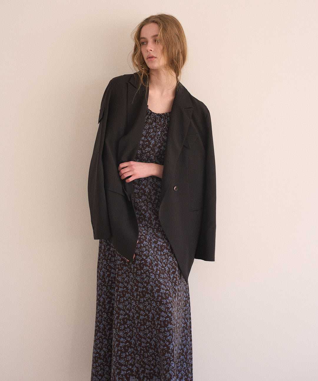 Peaked Lapel 2way Jacket