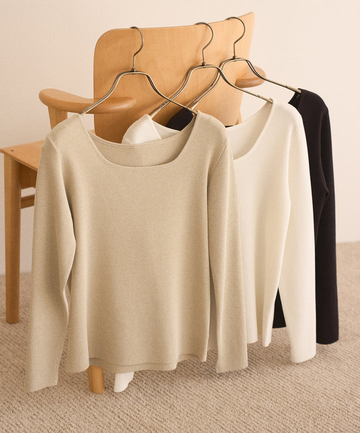 Square Dry Knit Tops