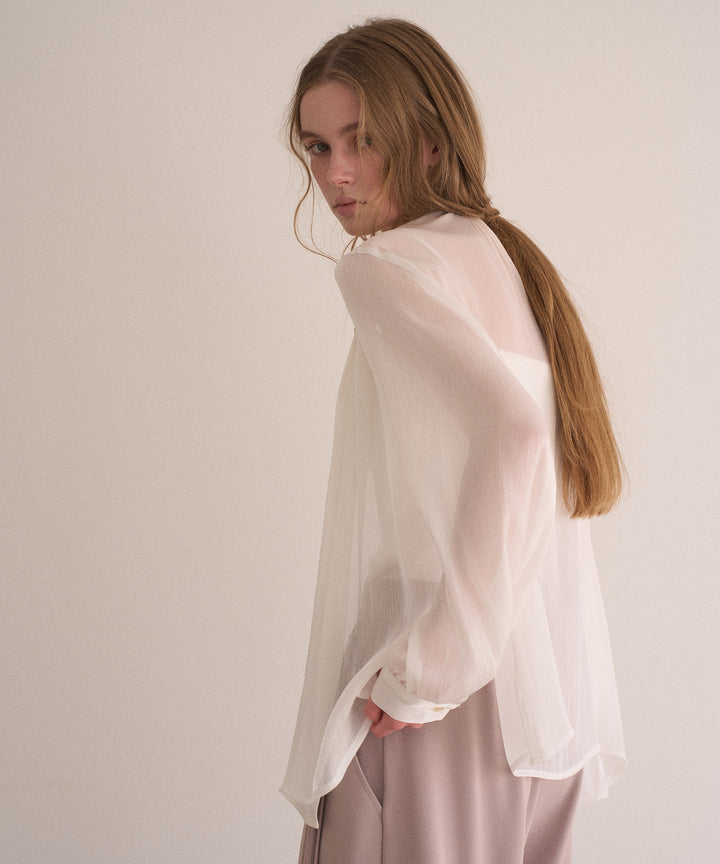 Sheer Washer Blouse