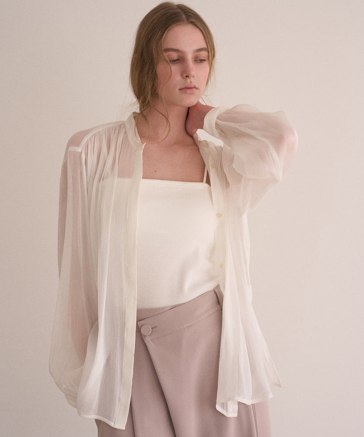 Sheer Washer Blouse