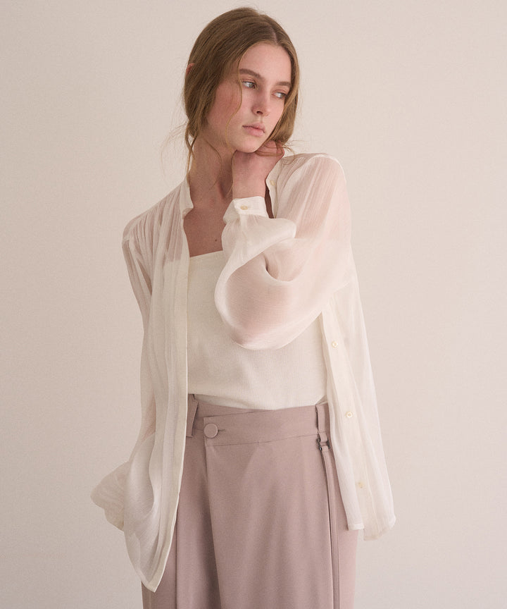 Sheer Washer Blouse