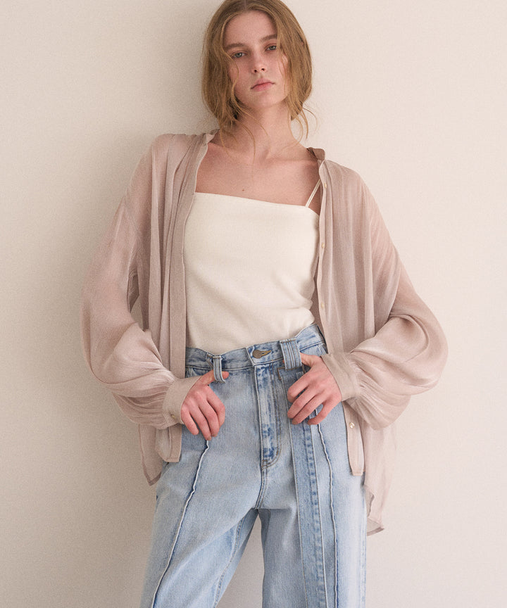 Sheer Washer Blouse