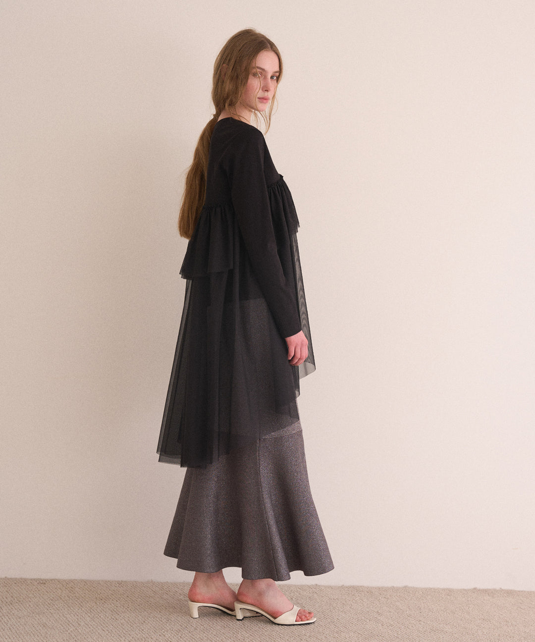 Mermaid Glitter Knit Skirt