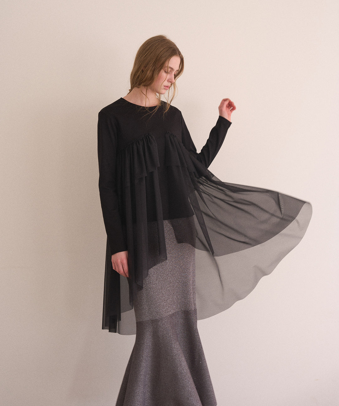 Mermaid Glitter Knit Skirt