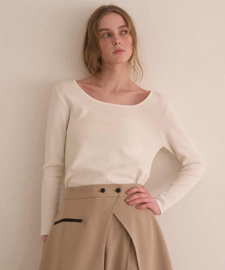 Square Dry Knit Tops