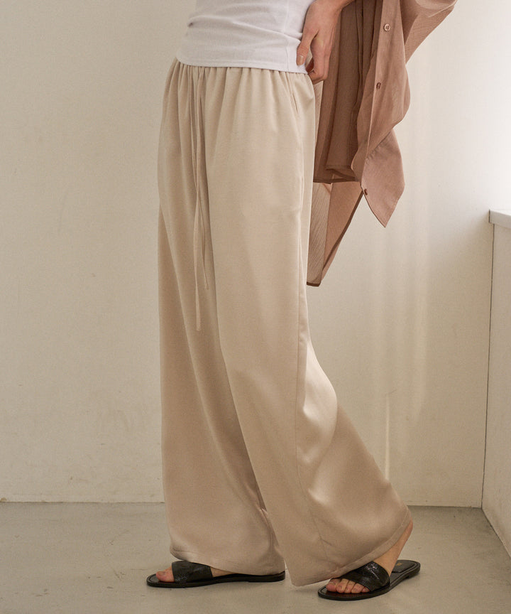 RelaxySatin Easy Pants
