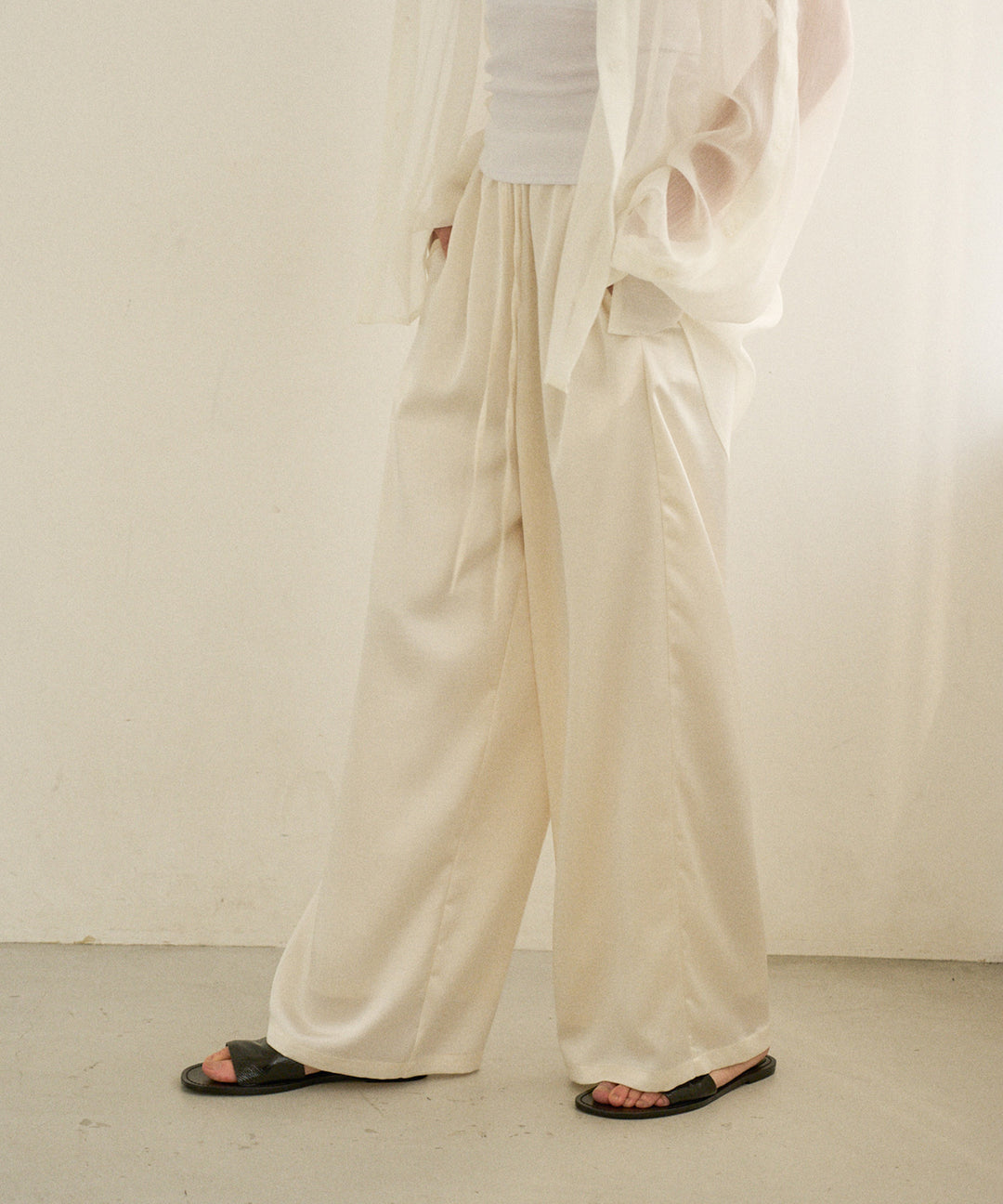RelaxySatin Easy Pants