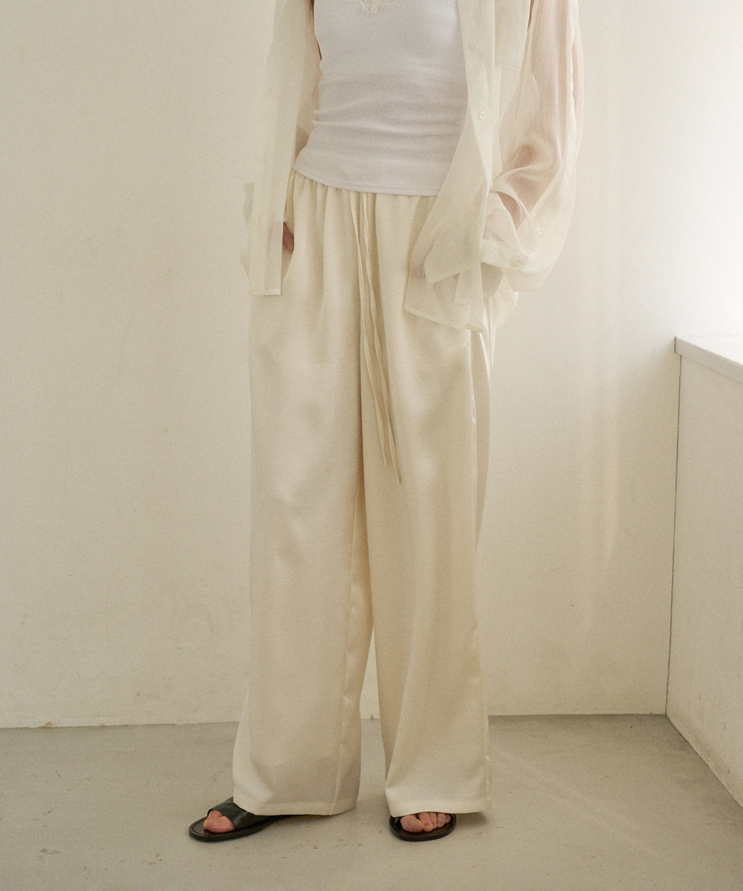 RelaxySatin Easy Pants