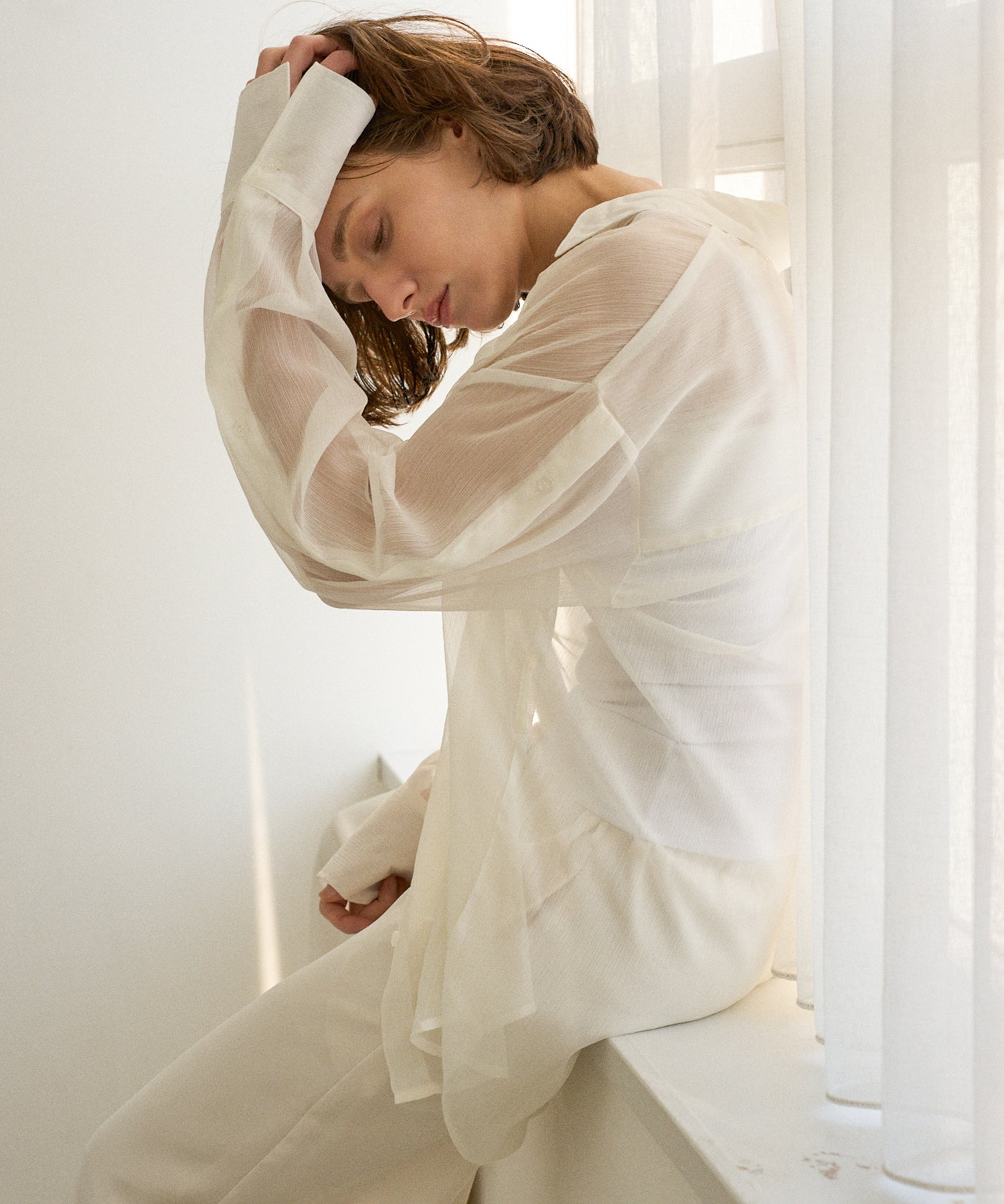 HAGOROMO Veil Shirt – MIELI INVARIANT