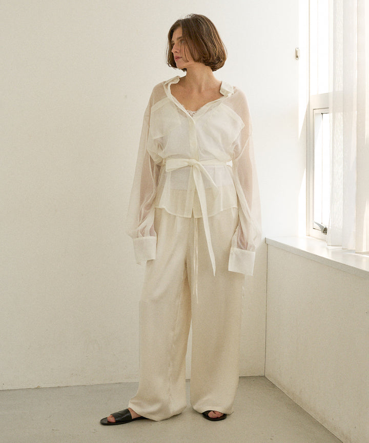 RelaxySatin Easy Pants