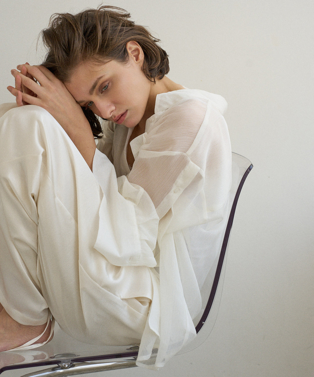 RelaxySatin Easy Pants