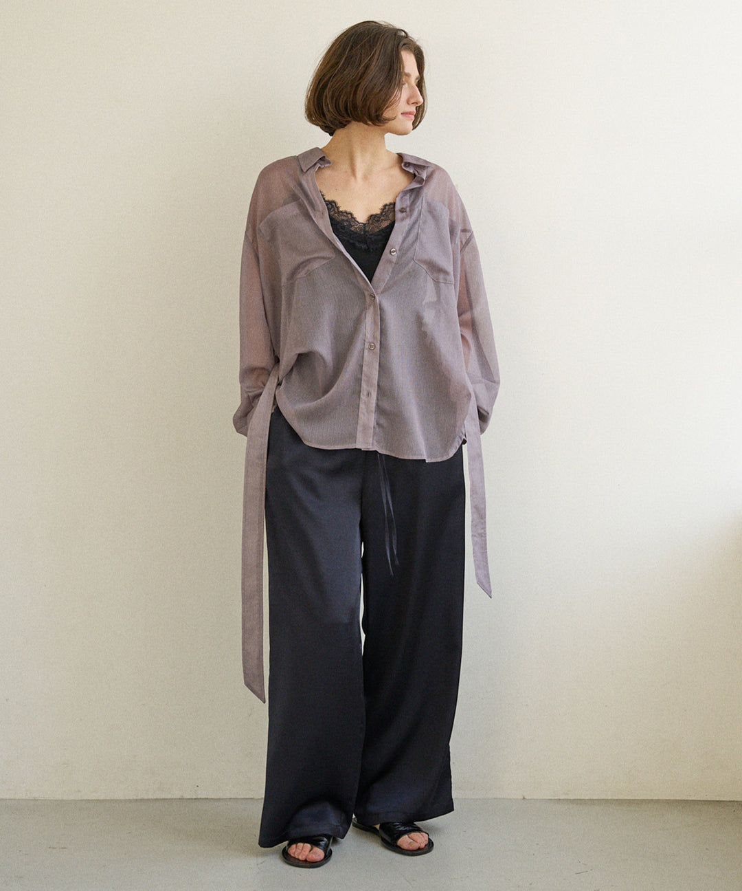 RelaxySatin Easy Pants