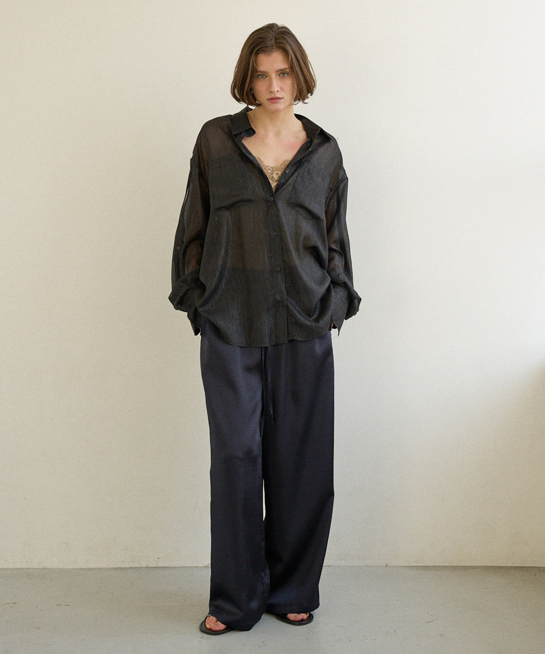 RelaxySatin Easy Pants