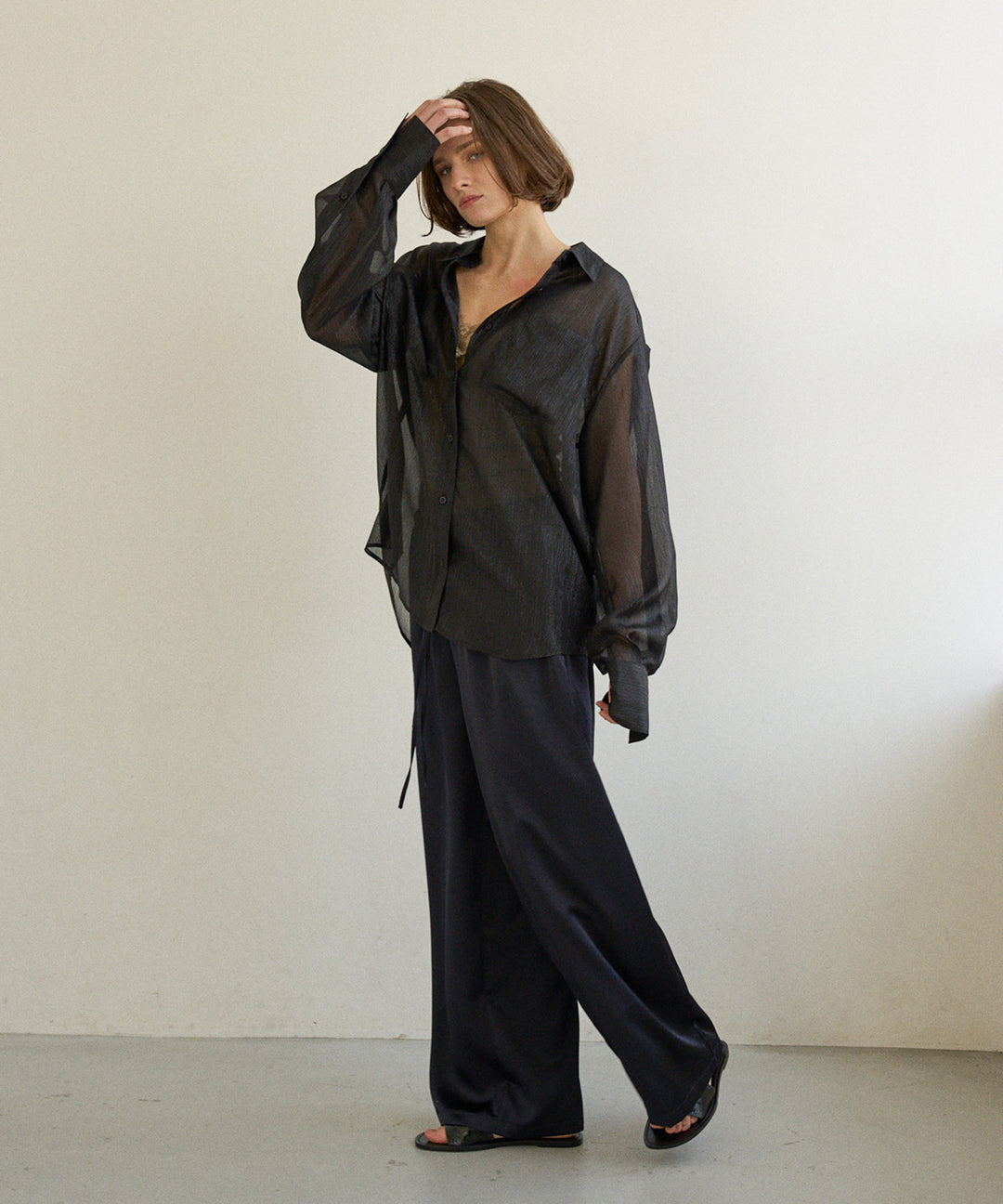 RelaxySatin Easy Pants