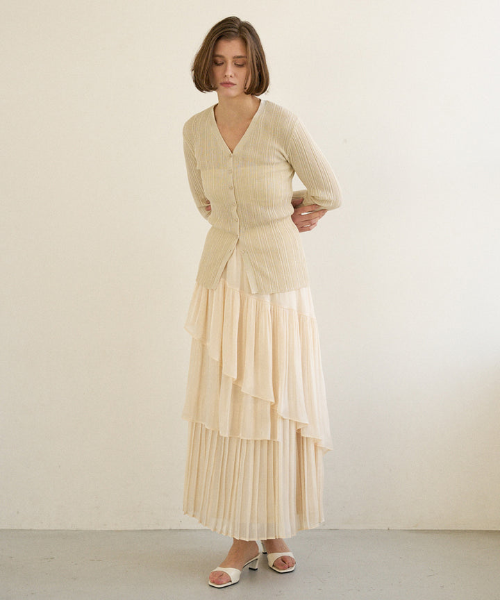 Random Rib Dry Cardigan