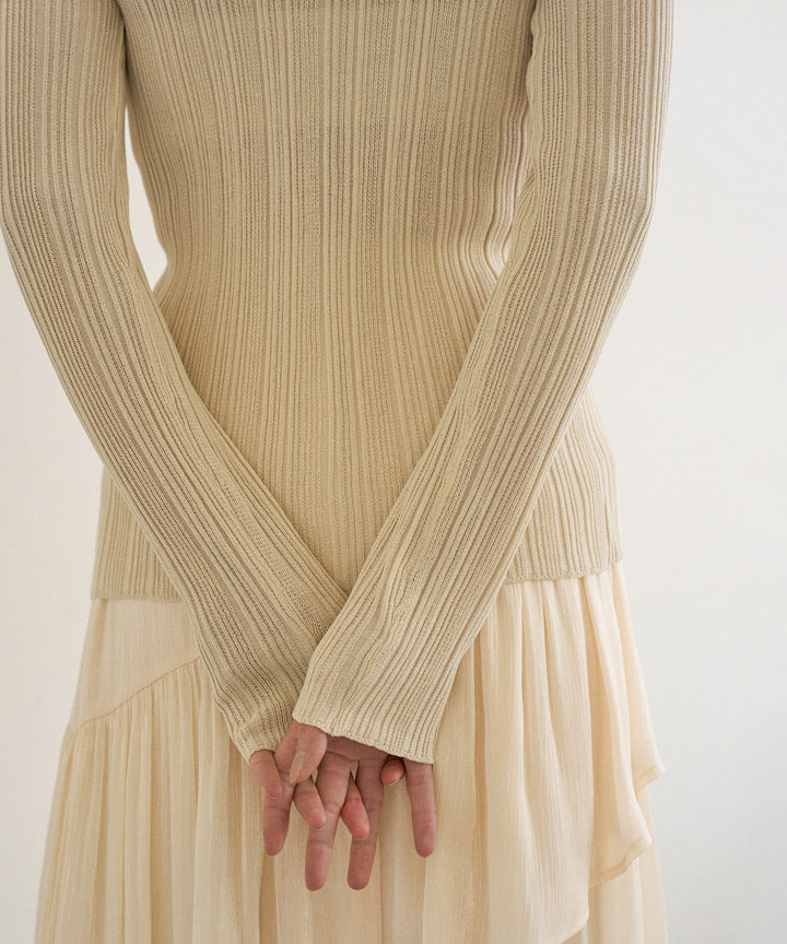 Random Rib Dry Cardigan