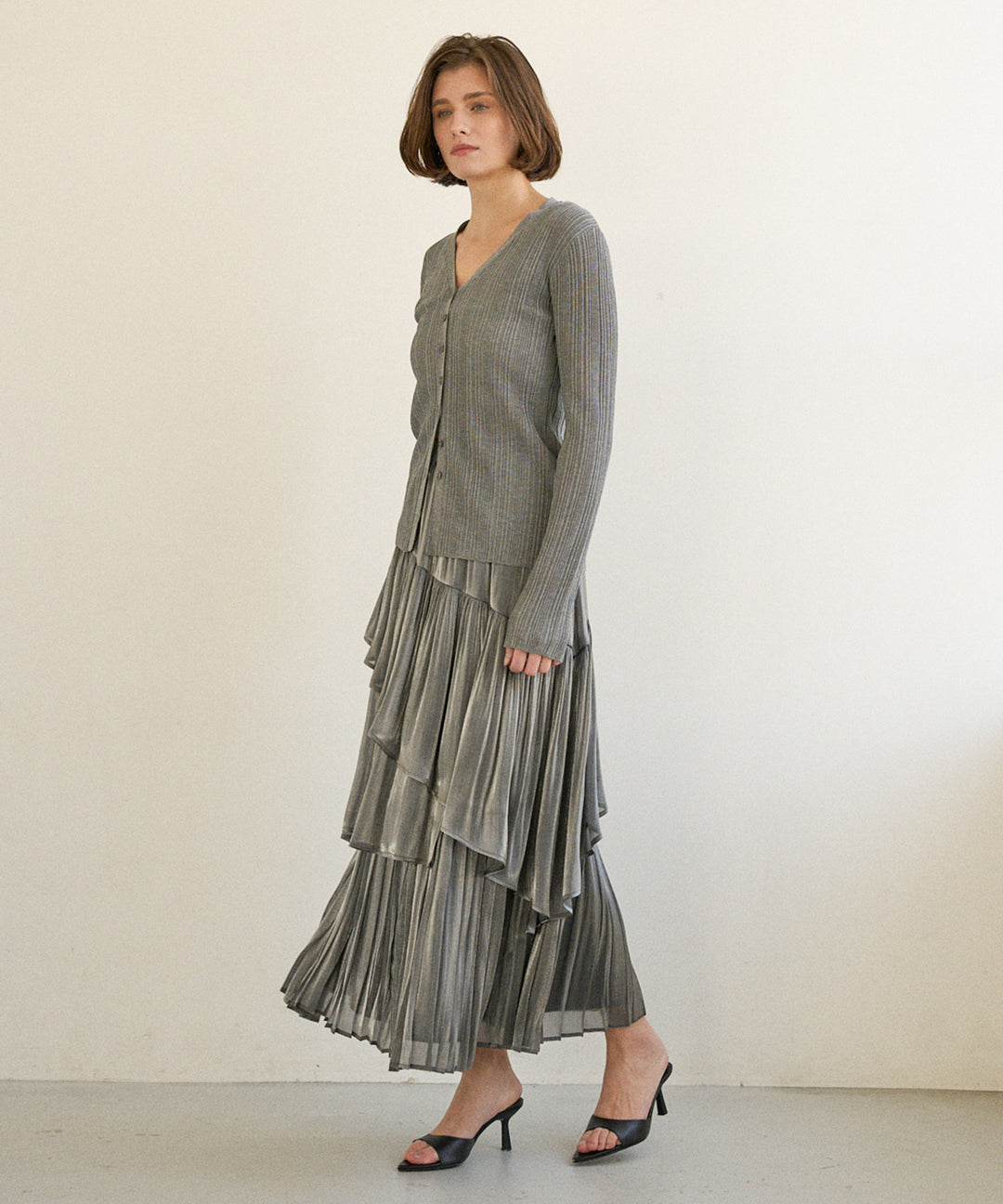 Random Rib Dry Cardigan