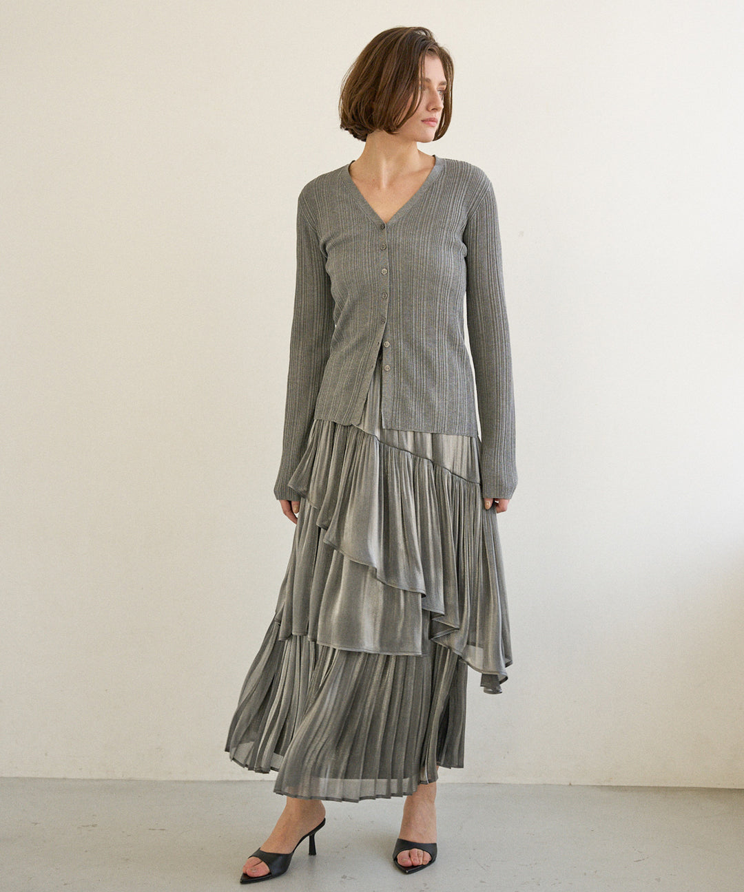 Random Rib Dry Cardigan