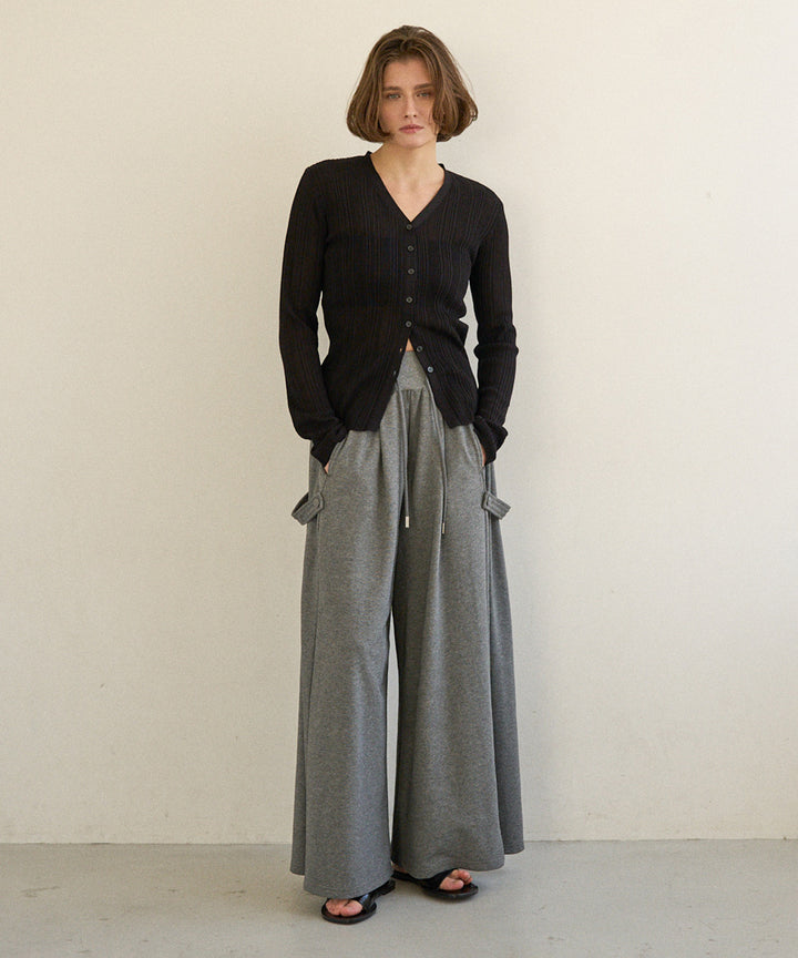 Wide Flare Sweat Pants