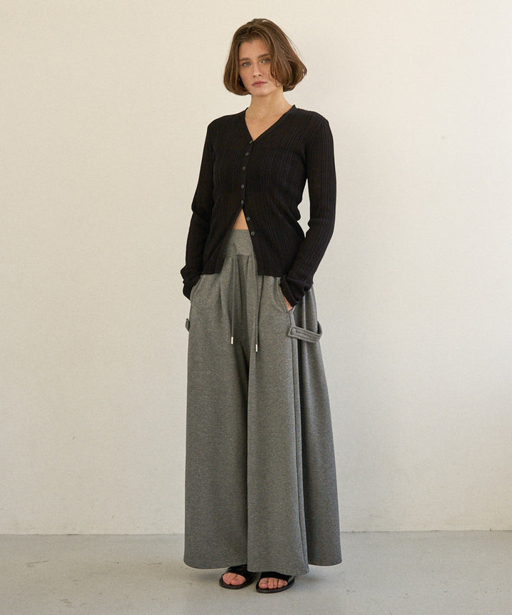 Wide Flare Sweat Pants