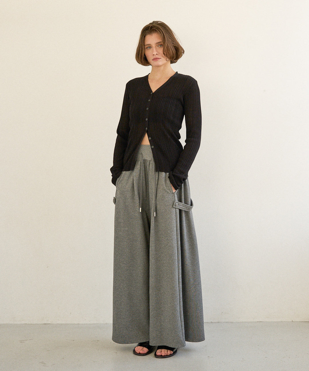 Random Rib Dry Cardigan