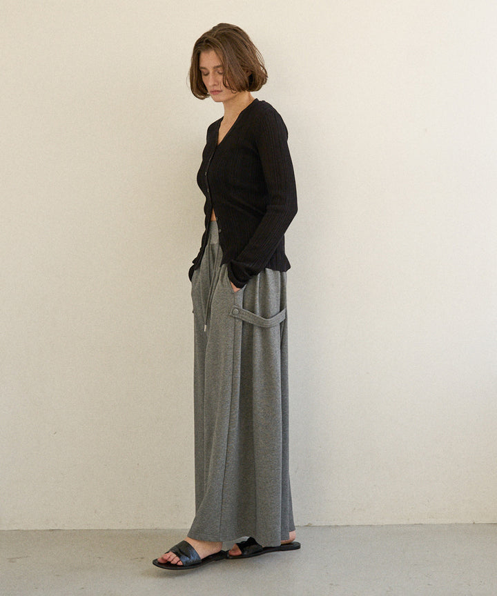 Wide Flare Sweat Pants
