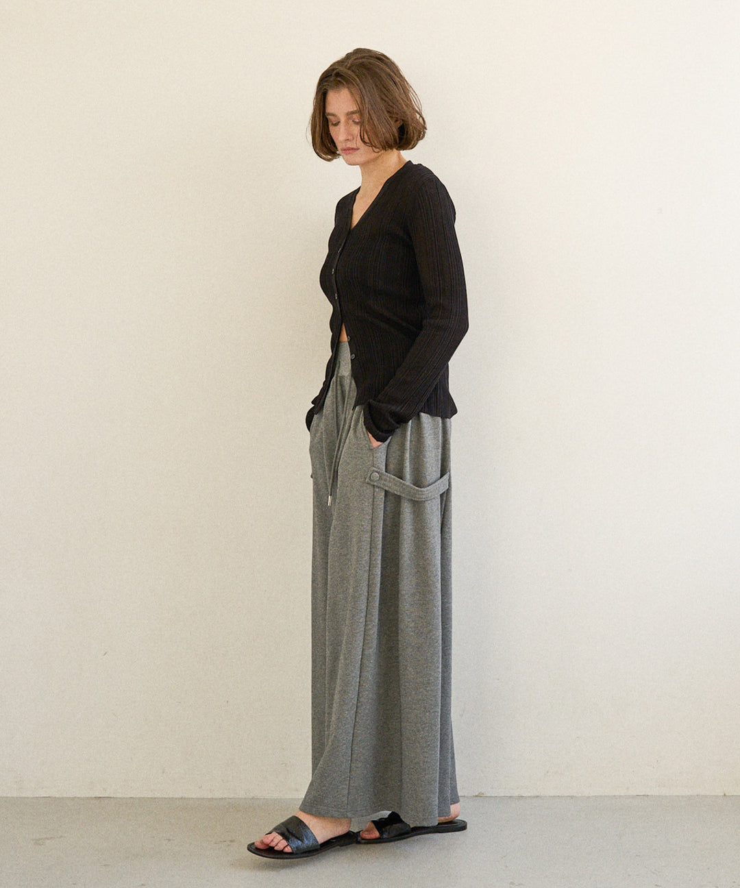 Random Rib Dry Cardigan