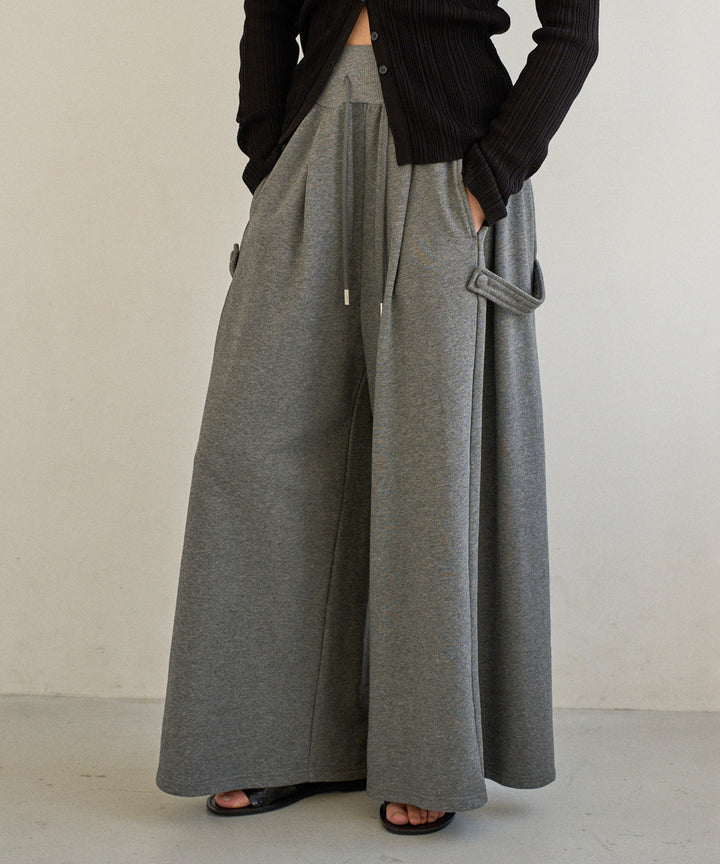 Wide Flare Sweat Pants