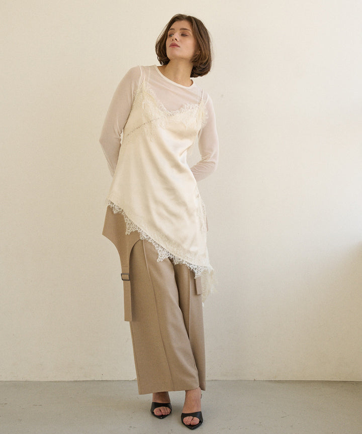 Satin Raschel Lace Camisole