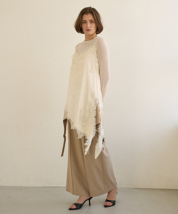 Satin Raschel Lace Camisole