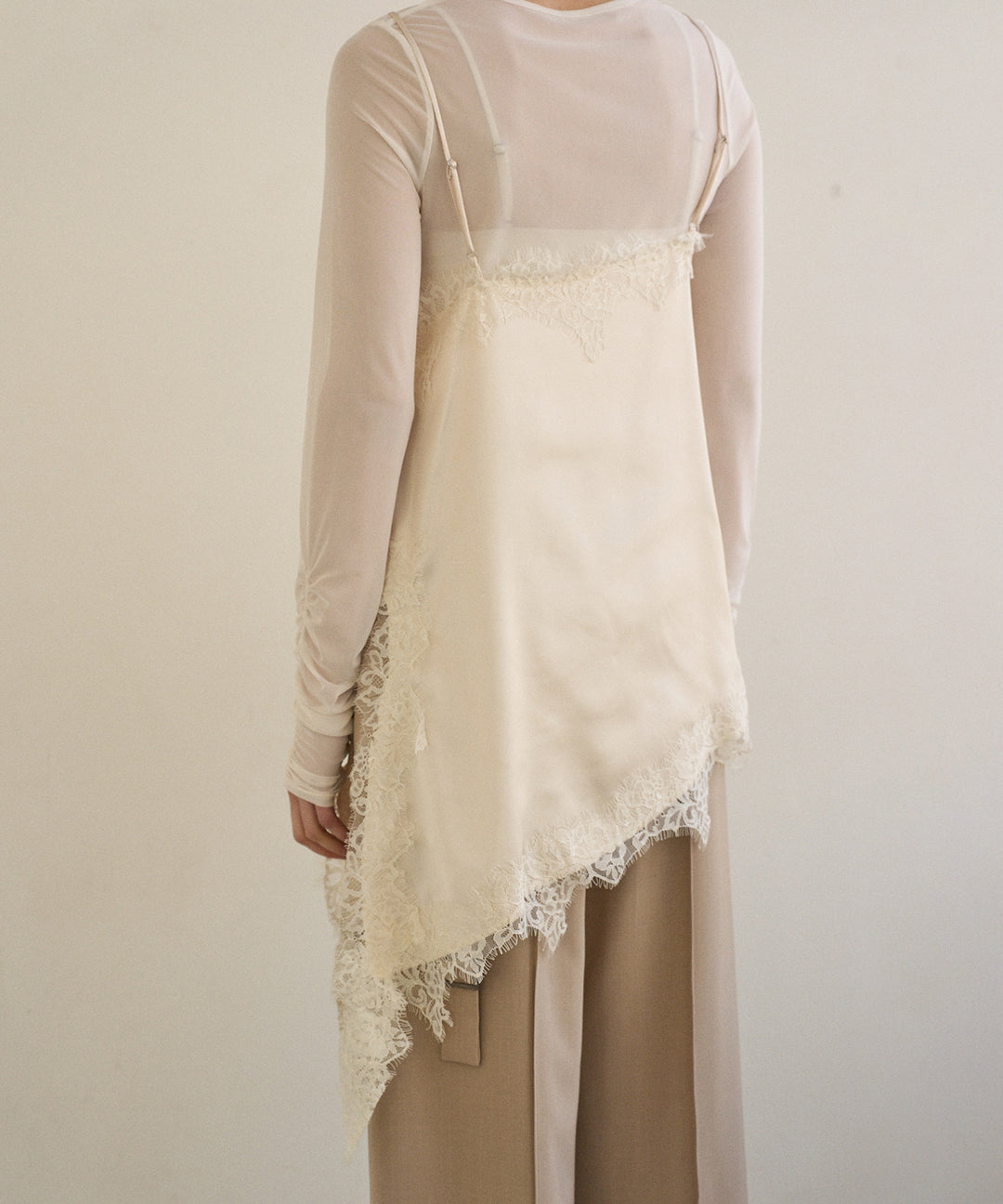 Satin Raschel Lace Camisole