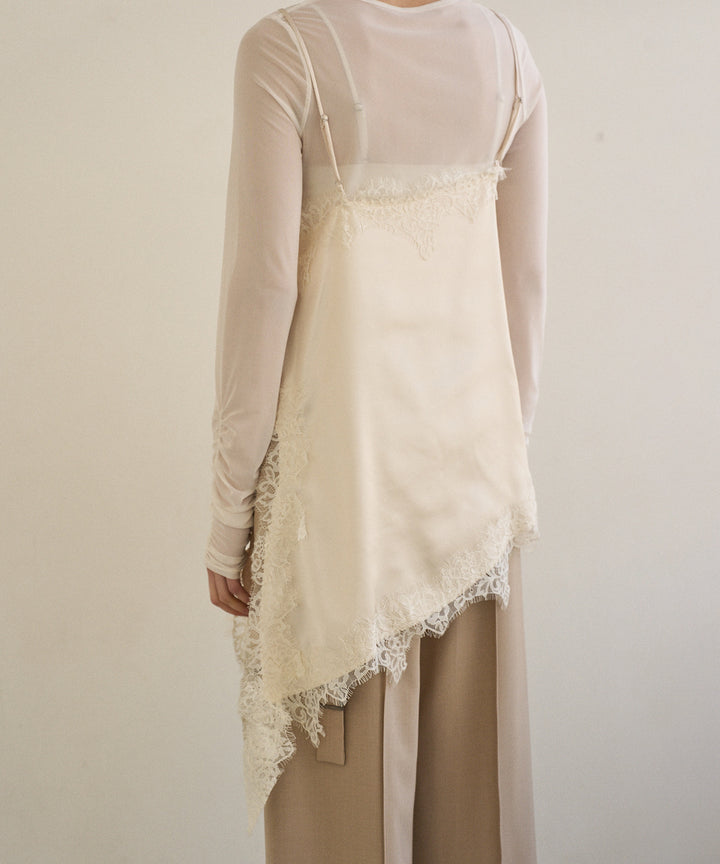 Satin Raschel Lace Camisole