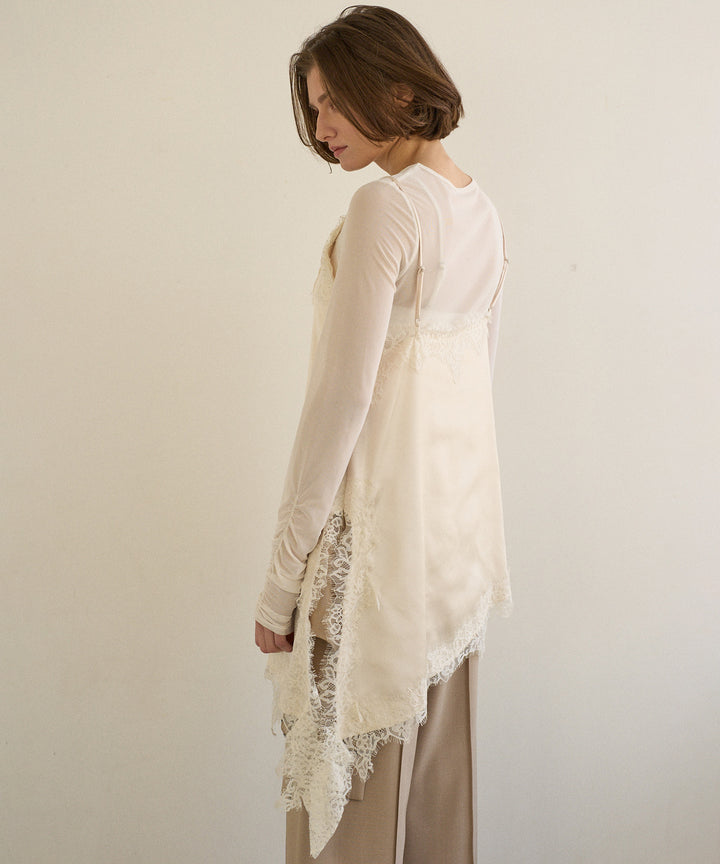 Satin Raschel Lace Camisole