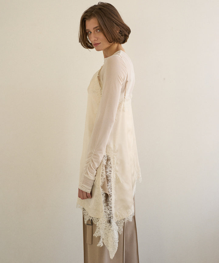 Satin Raschel Lace Camisole