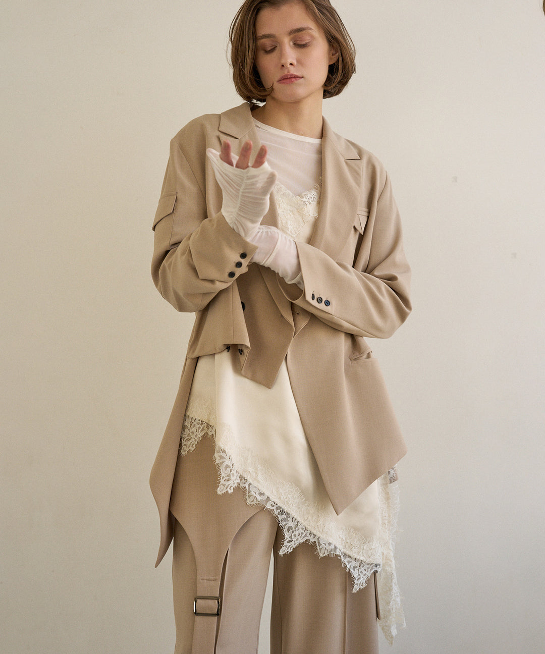 Satin Raschel Lace Camisole