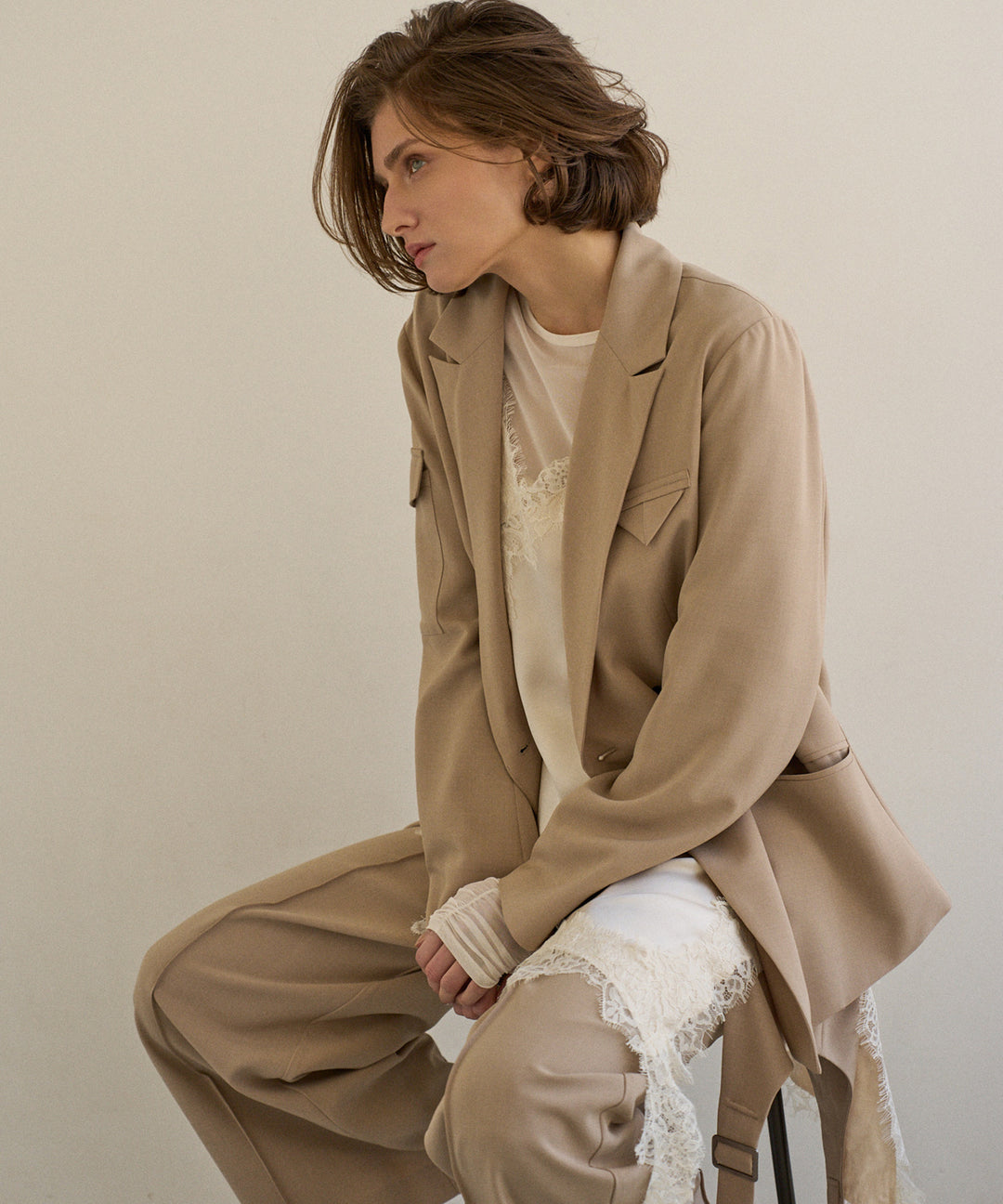 Satin Raschel Lace Camisole