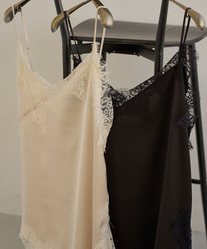 Satin Raschel Lace Camisole