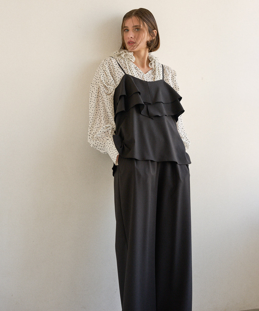 Washable Stretch Frill Camisole