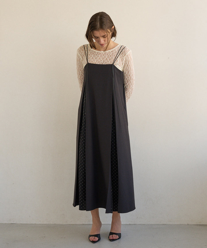 Stretch Lace 2way Long Tee
