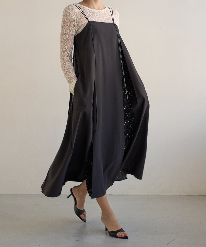 Stretch Lace 2way Long Tee