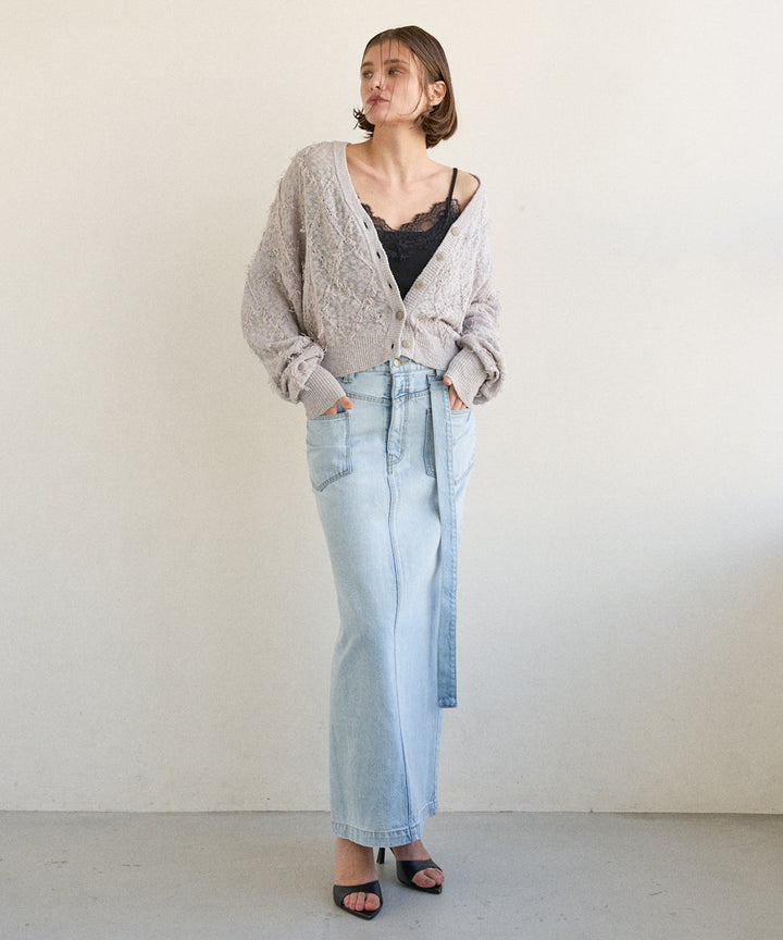 Bloom Loop Fringe Cardigan