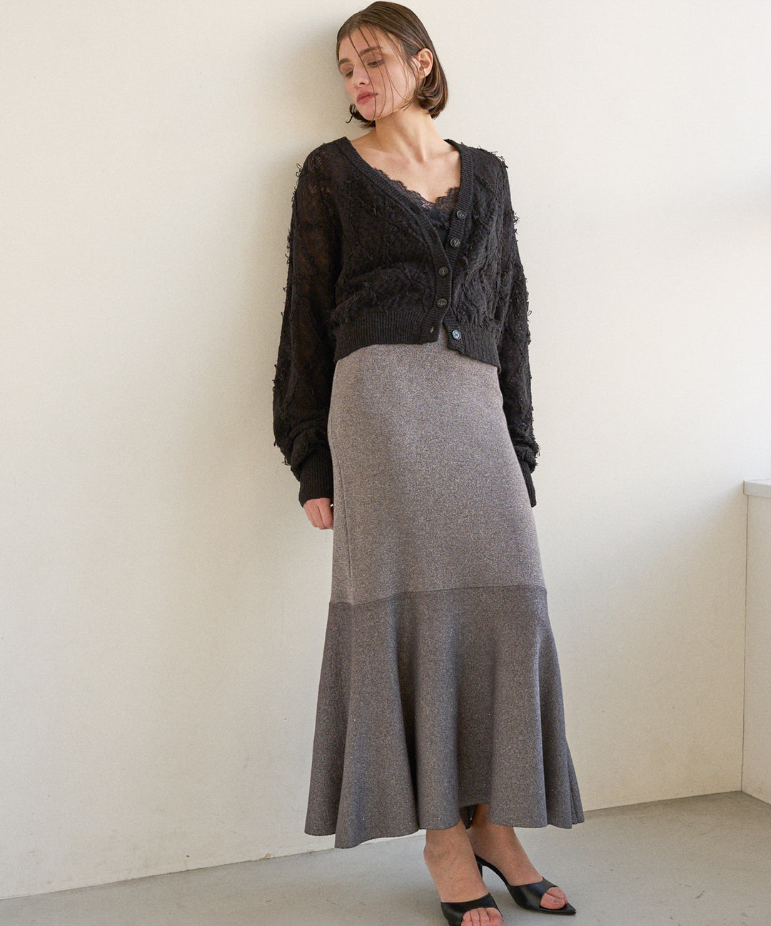 Bloom Loop Fringe Cardigan