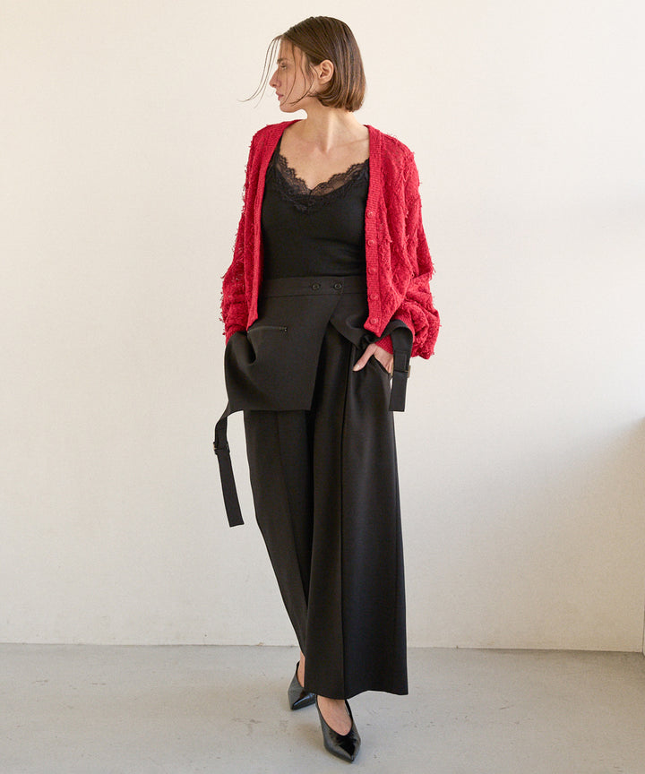 Bloom Loop Fringe Cardigan