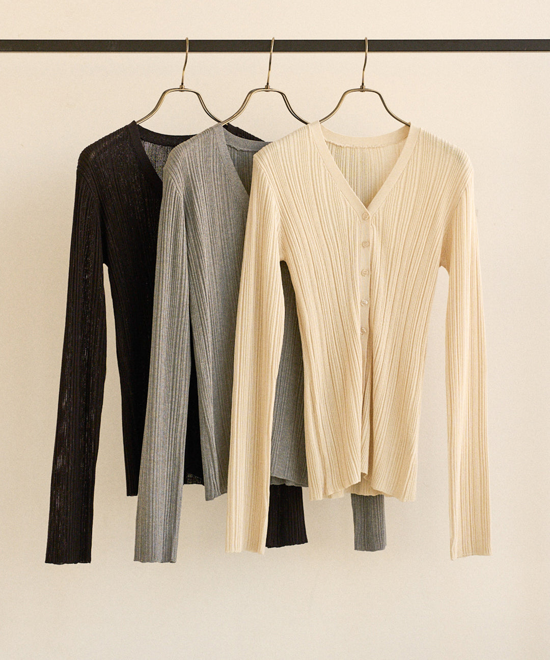 Random Rib Dry Cardigan